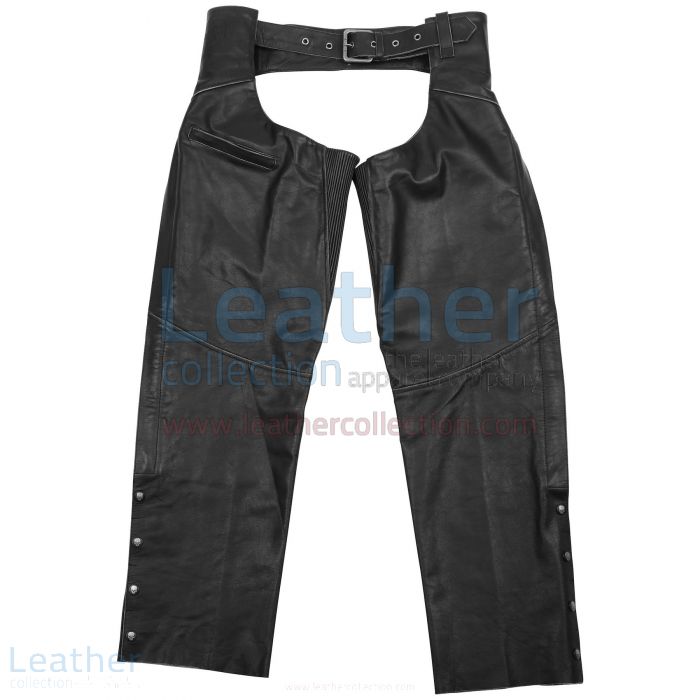 Torque Leather Chaps front view